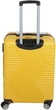 Чемодан на 4-х колесиках G&D Polo Suitcase Model 600 размер S 37 x 27 x 58 см Желтый - изображение 3