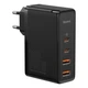 Мережевий зарядний пристрій Baseus GaN2 Pro Quick Charger CCGAN2P-L 2xUSB-C+2xUSB-A 100W Black 747560 - зображення 2