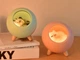 Настільний світильник Led Cat House Котячий будинок Нічник Сплячий котик у будиночку Зелений - зображення 4
