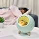 Настільний світильник Led Cat House Котячий будинок Нічник Сплячий котик у будиночку Зелений - зображення 5