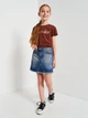 Подростковая джинсовая юбка для девочки Coccodrillo Jeans Collection Girl ZC3124202JCG-014 146 см Синяя (5904986208007) - изображение 3