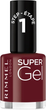 Lakier do paznokci Rimmel London Super Gel Nail Polish 69 Wild Cherry 12 ml (3616301245810) - obraz 1