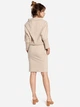 Sukienka tunika damska BeWear B032 86867 2XL-3XL Beżowa (5902041185119) - obraz 4