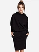 Sukienka tunika damska BeWear B032 86868 2XL-3XL Czarna (5902041185140) - obraz 1
