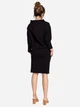Sukienka tunika damska BeWear B032 86868 2XL-3XL Czarna (5902041185140) - obraz 4