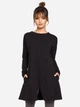 Sukienka tunika damska BeWear B042 86907 2XL-3XL Czarna (5902041192001) - obraz 1