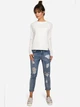Лонгслів довгий жіночий BeWear B047 86928 L Екрю (5902041192896) - зображення 3