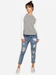 Longsleeve damski BeWear B047 86929 L Szary (5902041192940) - obraz 3