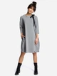 Sukienka tunika damska BeWear B070 87018 S Szara (5903068409080) - obraz 1
