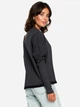 Bluza damska bez kaptura BeWear B094 87114 2XL-3XL Grafitowa (5903068424717) - obraz 2