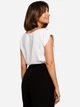 Bluzka damska z koronką Stylove S206 94955 S Ecru (5903068472435) - obraz 2