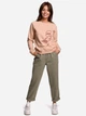 Bluza damska bez kaptura BeWear B167 137663 XL Beżowa (5903068484339) - obraz 3