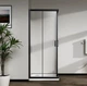 Стеклянная душевая кабина AVKO Glass RDR06, 190х90х90 Black - изображение 2
