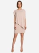 Sukienka tunika damska elegancka Stylove S262 864497 M Beżowa (5903887625289) - obraz 1