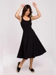 Sukienka letnia damska midi BeWear B218 1130299 M Czarna (5903887654135) - obraz 1