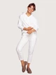 Spodnie dresowe damskie BeWear B240 1197450 S Ecru (5903887677899) - obraz 3