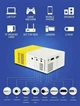 Портативный Проектор Кинопроектор с Динамиком Фильмоскоп от 24-60” 24W UKC YG300 Original - изображение 7
