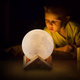 Популярный дизайнерский Ночник MOON LAMP 15 см на аккумуляторе с пультом - изображение 1