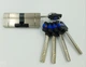 Сердцевина TRION K Series 0 мм SN 40×50 для входных межкомнатных дверей 5 ключей защита от взлома и бампинга - изображение 1