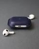 Шкіряний чохол MERE для Apple AirPods Pro 2 Синій - изображение 2