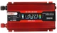 Перетворювач напруги UKC 12В-220В 500W, LCD KC-500D, автомобільний інвертор, автоінвертор з екраном - зображення 1