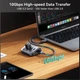 USB-концентратор BauTech 4-портовий Type C та USB 3.2 Сірий (1012-930-00) - зображення 4