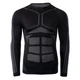 Фуфайка BURAZ TOP Hi-Tec BURAZ TOP-BLACK/GREY M-L Чорний Сірий (5902786122691) - изображение 1