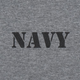 Футболка з малюнком NAVY Logo Grey Melange XL - зображення 3