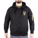 Куртка демісезонна Sturm Mil-Tec Flight Jacket Top Gun The Flying Legend Black L - зображення 1