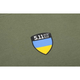 Футболка з малюнком 5.11 Tactical Shield Ukraine Лімітована Серія Military Green L - изображение 4