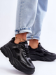 Sneakersy damskie z siatką na wysokiej platformie wysokie Agnenia 39 Czarne (5905677651577) - obraz 4