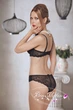 Бюстгальтер балконет RosaSelvatica ANGELICA_RE293 70C Чёрный - изображение 2