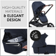Коляска унівесальна Hauck Walk N Care Dark Navy Blue (16545-4) - зображення 9