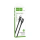 Кабель HOCO U107 підовжувач Type-C male to Type-C female (USB2.0-3A-1.2m) Чорний - зображення 2