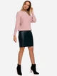 Sweter damski luźny Made Of Emotion M537 S/M Różowy (5903068487132) - obraz 3