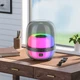 Бездротова Портативна Bluetooth Колонка HOCO Crystal colorful luminous BT speaker BS58 | BT5.1, AUX, 10W | - зображення 6