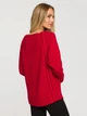 Sweter damski luźny Made Of Emotion M712 S/M Malinowy (5903887671514) - obraz 2