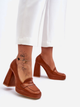 Loafersy Inna Marka Alisa 36 Camel (5905677655650) - obraz 6