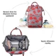 Легкий і зручний жіночий Рюкзак Mark Ryden MR8703 17 л Rose (MR8703-21-4166UA) - зображення 6