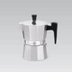 Кофеварка гейзерная Espresso Moka Maestro MR-1666-3 Silver 150мл на 3 чашки алюминиевая - изображение 1