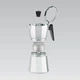 Кофеварка гейзерная Espresso Moka Maestro MR-1666-3 Silver 150мл на 3 чашки алюминиевая - изображение 3