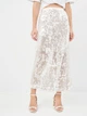 Юбка Zara 7697/047/808 L Молочная с пайеткыми (07697047808046) - изображение 1