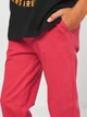Детские спортивные штаны-джогеры Coccodrillo Everyday Boy B ZC3120101VBB-017 98 см Бордовые (5904986181317) - изображение 4