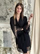 Халат жіночий легкий Felisiya Lingerie Чорний 77-170 M (2000009123012) - зображення 7