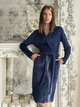 Халат жіночий велюровий подовжений з довгими рукавами Felisiya Lingerie Джинц 69-д-632 L (2000011610012) - зображення 2