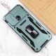 Чохол зі шторкою для камери Camshield Army Ring для Xiaomi Redmi 9C та Xiaomi Redmi 10A, ударостійкий кейс з кільцем-тримачем та функцією підставки Light Green - изображение 6