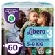 Підгузок Libero Comfort 3 5-9 кг 60 шт (7322541083551) - изображение 1