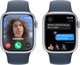Smartwatch Apple Watch Series 9 GPS 41mm Silver Aluminium Case with Storm Blue Sport Band - M/L (MR913) - obraz 6