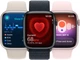 Smartwatch Apple Watch Series 9 GPS 41mm Silver Aluminium Case with Storm Blue Sport Band - M/L (MR913) - obraz 7