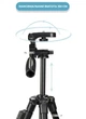 Трипод штатив професійний з пультом для камери смартфона NeePho Tripod NP-8810 1500 мм Black/Чорний - зображення 5